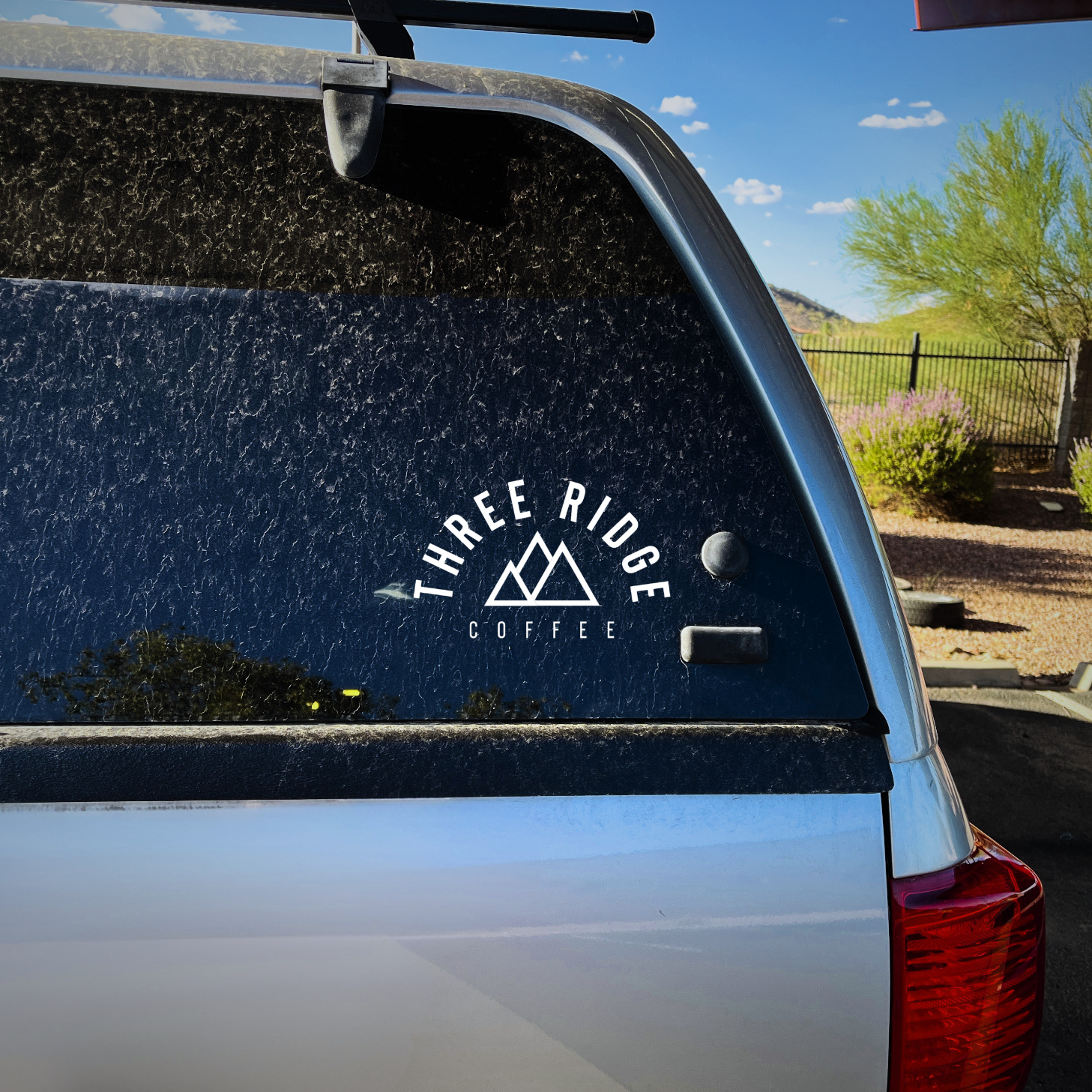 6" White Decal